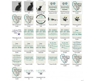 Stickserie - Katzenhimmel